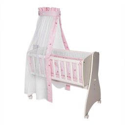 Set Lenjerie cu 7 Piese Lorelli Butterflies Pink