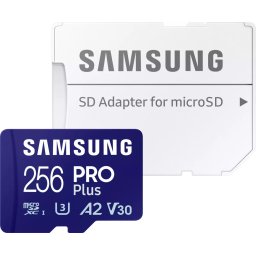 Card Samsung Pro Plus 256GB microSDXC Clasa 10 + Adaptor SD