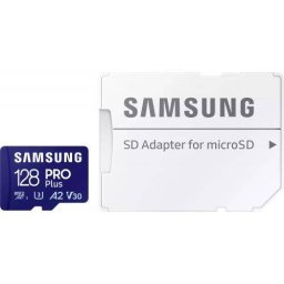 Card Samsung Pro Plus 128GB microSDXC Clasa 10 + Adaptor SD