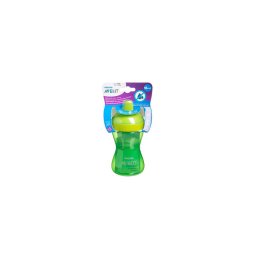 Cana cu Tetina Dura Philips-Avent SCF804/03 Capacitate 300ML 18 Luni+ Verde