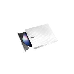 Unitate Optica Notebook ASUS Extern 8x Ultra-subtire Suport M-disc Compatibil Windows Mac Os Asus Nero Backitup E-green Alb