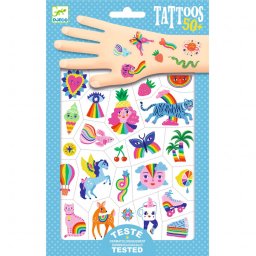 Tatuaje Temporare Copii Djeco Curcubee