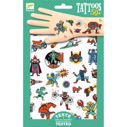 Tatuaje Temporare Copii Djeco Supereroi