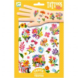 Tatuaje Temporare Copii Djeco Flori colorate