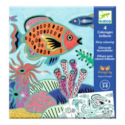 Planse de Colorat cu Zane Djeco In mare