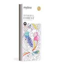 Carte Mideer Colorat Desene Include Pensula Pictat Acuarele Padurea Minunata Multicolor