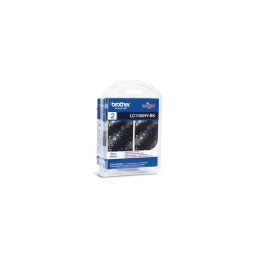 Set 2 Cartuse Cerneala Brother LC1100 High Yield Blister 900 Pagini Negru