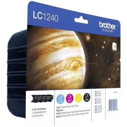 Set Cartus Cerneala Brother LC1240 600 Pagini Cyan Magenta Galben Negru