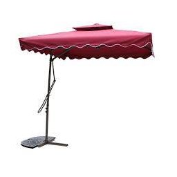 Umbrela Suspendata Heinner pentru Gradina / Terasa 220x220cm Rosu