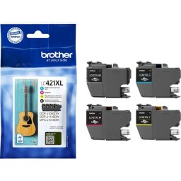 Cartus Cerneala Brother Valuepack LC-421XLVAL 500 Pagini Color