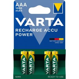 Acumulatori Varta NiMH Micro AAA 1.2V 1000 mAh 4 Buc