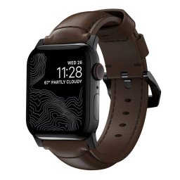 Curea Smartwatch NOMAD compatibila cu Apple Watch 4/5/6/7/8/SE/Ultra 42/44/45/49mm Brown/Black