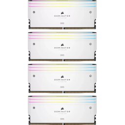 Memorie Corsair Dominator Titanium RGB 64GB (4x16GB) DDR5 6000MHz White Quad Channel Kit