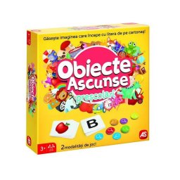 Joc Educativ AS Obiecte Ascunse Prescolari 3 Ani+