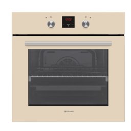 Cuptor Incorporabil Electric Pyramis 60IN 2011 PP 69L 9 Functii Timer Electronic Afisaj Digital Rotisor Finisaj Sticla Clasa A Bej