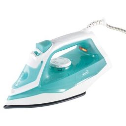 Fier de Calcat HOME 2200W Talpa Strat Ceramic Jet Vertical Aburi Autocuratare Alb/Albastru Deschis