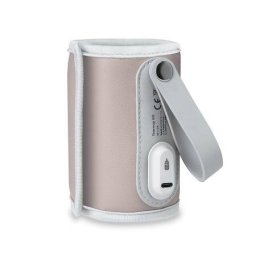 Incalzitor Biberoane Lionelo ThermUp Go Portabil Temperatura Constanta 24h Incarcare USB Roz