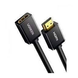Cablu Video UGREEN HDMI Tata La HDMI Mama Rezolutie Maxima 4K UHD 3840 x 2160 La 60 Hz Conectori Auriti 3m Negru