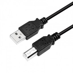 Cablu Imprimanta Logilink USB-B 2.0m Negru
