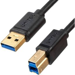 Cablu Imprimanta UNITEK USB-A USB 3.0 5 Gbps 2m Negru