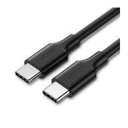 Cablu De Alimentare Si Transfer De Date UGREEN Fast Charging Data Cable Pentru Smartphone USB Type-C La USB Type-C 60W/3A Nickel Plating PVC 1m Negru 50997 Timbru Verde 0.08 lei - 6957303859979