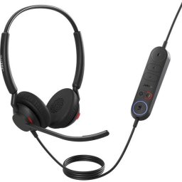 Casti Jabra Stereo MS USB-A 20kHz Unilateral Cablu 1.6m 144g Negru