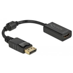 Adaptor Delock DisplayPort 1.1 HDMI 15cm Negru