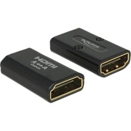 Adaptor Delock HDMI-Female HDMI-Female 4K 14g Negru