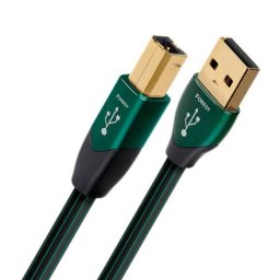 Cablu Imprimanta AudioQuest Forest USB A-B 0.75m Negru/Verde