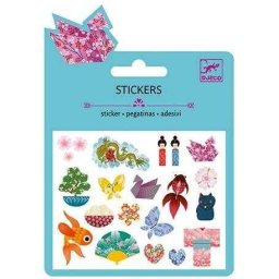 Jucarie Djeco Set abtibilduri motive asiatice mini stickere
