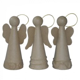 Set Figurine Meyco Ingeras din carton machetat pentru pictat 10 cm