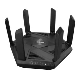 Router Wireless ASUS RT-AXE7800 6 Antene Externe Tri-band Wi-Fi 2.4GHz / 5GHz / 6GHz 574+4804+2402 Mbps Negru