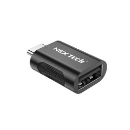 NEX Adaptor OTG NEX TECHÂ® USB-A 3.0 la Type-C, Negru