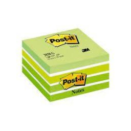 Cub Notite Adezive Post-it Pastel Vernil Alb