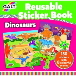 Jucarie GALT Carte Cu Stickere Dinozauri Multicolor