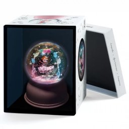 Lampa de veghe Djeco model glob de zapada cu sclipici balerina Multicolor