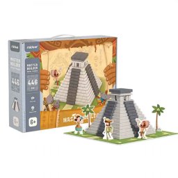 Set de Constructie Mideer Master Builder Piramida Mayasa 446 Piese 6 Ani+ Gri