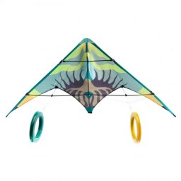 Zmeu Acrobatic Djeco model valuri usor de asamblat cu husa de depozitare Multicolor