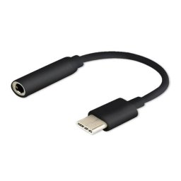Adaptor Savio USB-C Mini Jack 3.5mm Negru