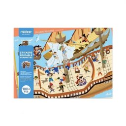 Set Mideer Abtibilduri Reutilizabile 180 Autocolante Oameni Multicolor