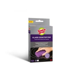 Burete Magic SCOTCH BRITE Pentru Curatare Plita De Sticla Aragaz Cuptor Nu Zgarie Mov