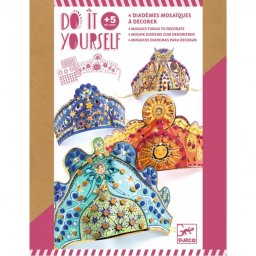 Set Djeco Creativ Pentru A Decora Diademe DIY Kit t coronite Multicolor