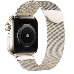 Curea Smartwatch TECH-PROTECT compatibila cu Apple Watch 4/5/6/7/8/9/SE/Ultra1/2 42/44/45/49mm Starlight