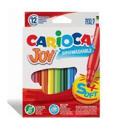 Set Carioci Lavabile Carioca Joy SKR063 Varf Subtire 12 Bucati