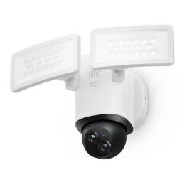 Camera Supraveghere eufy Video Edge 2 FloodLight E340 360Â° Pan&Tilt 2000 Lumen 3K Full HD Audio Bidirectional Iluminare Smart Alb