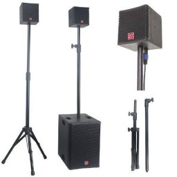 Kit BST Subwoofer 10inch + 2 Sateliti 4inch 400W RMS Negru