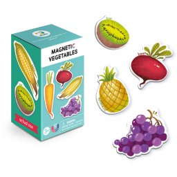 Set Magnetic Dodo Invat legume si fructe in lb engleza
