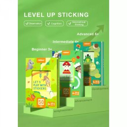 Set Activitati Mideer Exercitii De Lipire Stickere Taiere Si Decupare a Hartiei