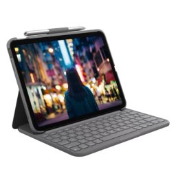 Tastatura Logitech Slim Folio iPad 10 US Gri