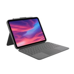 Tastatura Logitech Combo Touch Detachable Backlit Trackpad Smart Connector iPad 10th Gen UK Gri